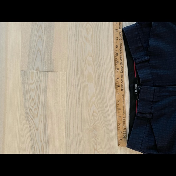 J Brand Blue/Black Sz 4 Textured Pant GUC Washable - Picture 8 of 11